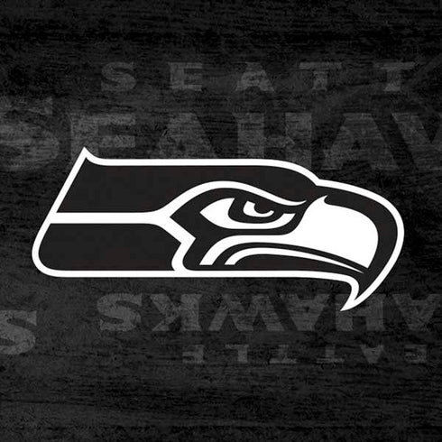 NFL Seattle Seahawks Black & White Moto E5 Play Skin